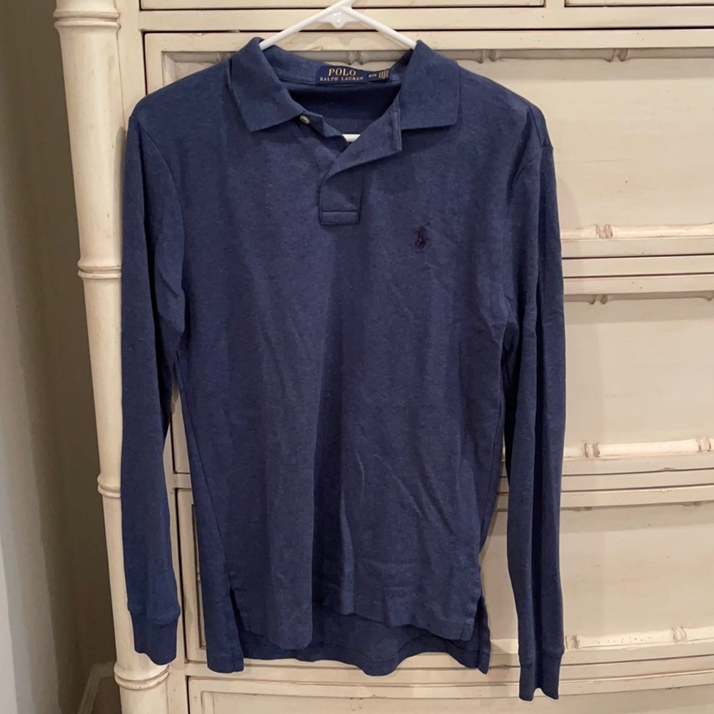 Polo Ralph Lauren longsleeve blue shirt size small